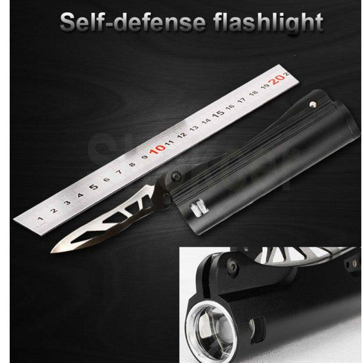 Flashlight torch lihgt self defense lanterna for AAA or 18650