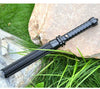 Telescopic baton self defense police 1101 Patrol LED rechargeable flash light