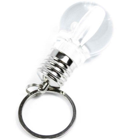 Creative Protection Clear Lamp Bulb Keychain