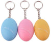 Egg Shape Portable Anti-Attack Anti-Rape Alarm Keychain